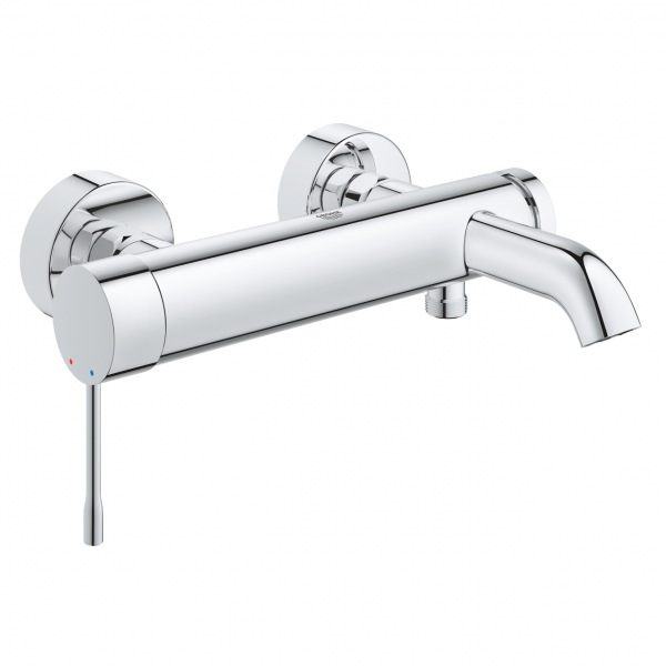 Grohe 33624001 Essence New 浴缸龍頭 - SilkMove陶瓷墨盒，自動分流器